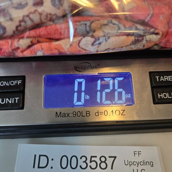 Noracora XXL Plus Size Tunic Top Boho Floral V-Neck Long Sleeve Coral Relaxed - Picture 9 of 9